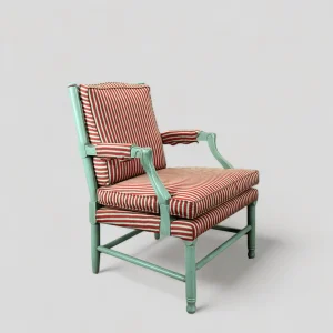 A Pair of Arne Norell Striped Chairs