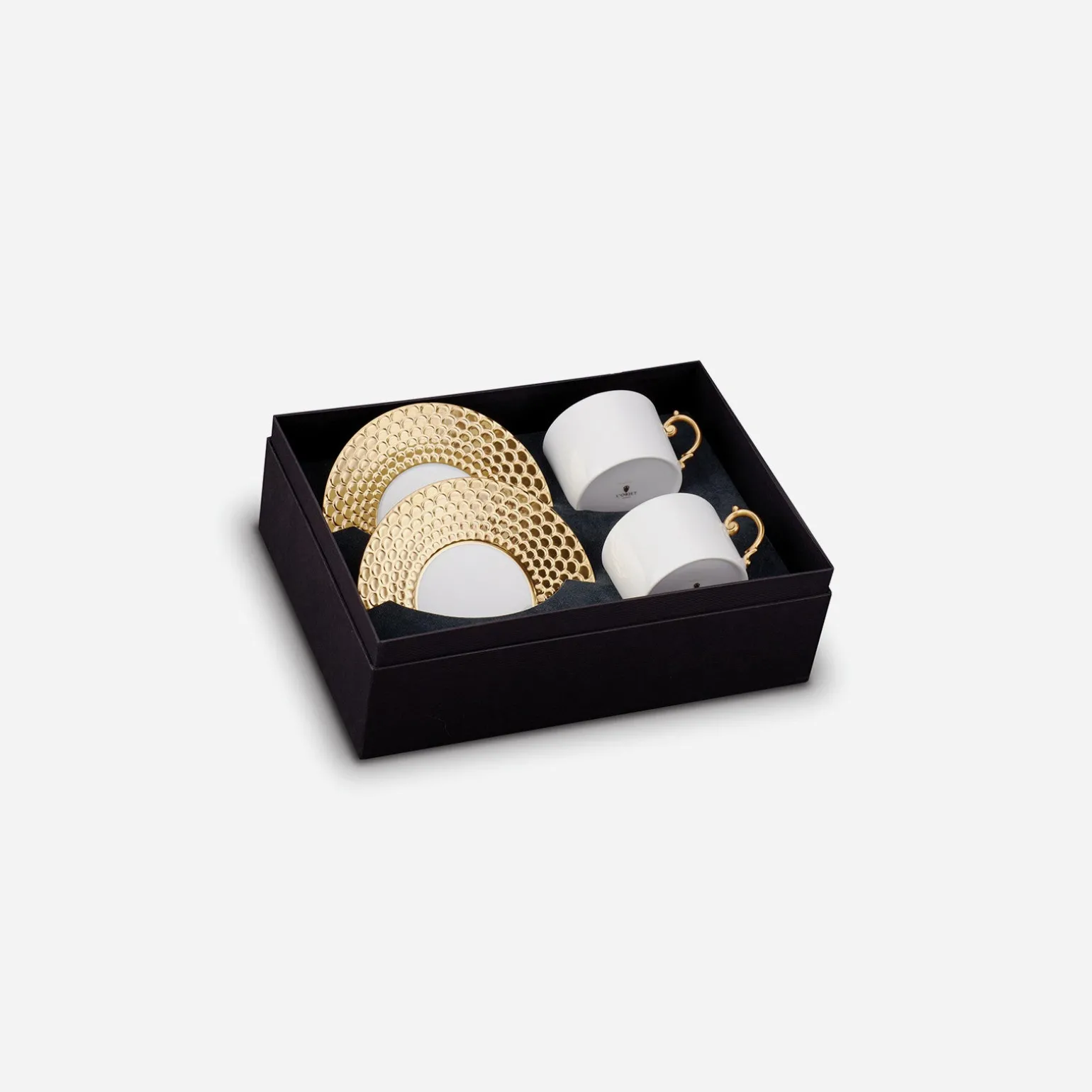 aegean_gold_set_of__tea_c_0.webp Aegean Gold Set of 2 Tea Cups & Saucers