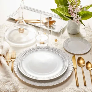 Aegean White Dessert Plate