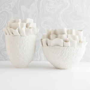Anthozoa White Tall Vase