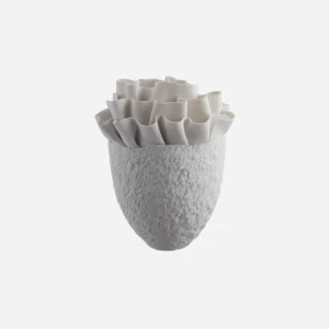 Anthozoa White Tall Vase