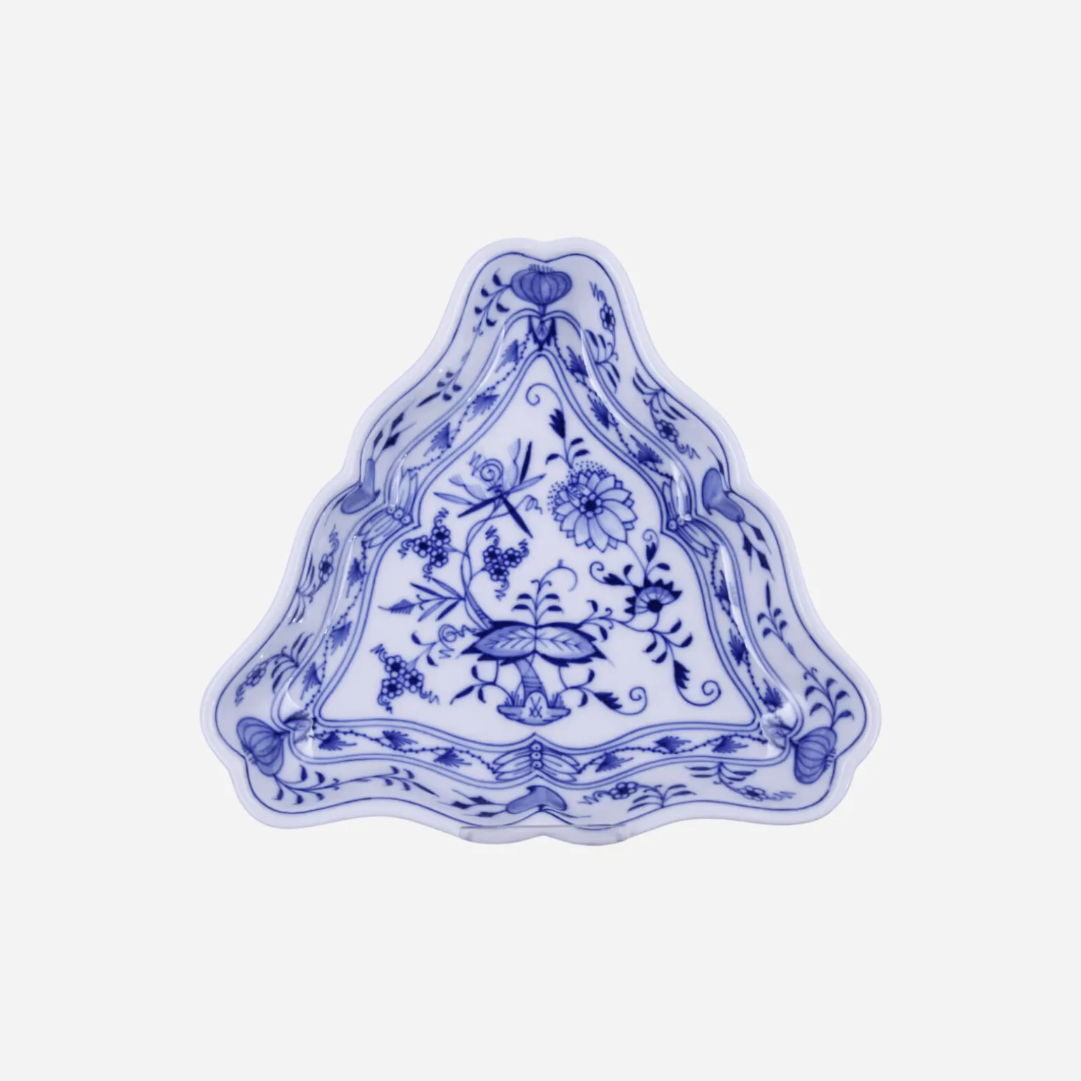 antique_meissen_blue_onio_0-5.webp Antique Meissen Blue Onion Triangular Serving Dish