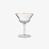 Apollo Champagne Cup Gold Rim
