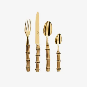 Bamboo Gold 4-Piece Cutlery Set