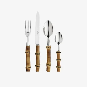 Bamboo 4-Piece Cutlery Set