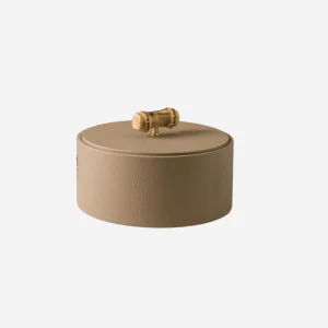 Bamboo Root Cylindrical Box - Short