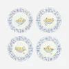 Basket with Lemons Dinner Plates - Set of 4