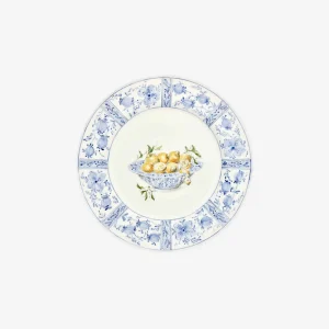 Basket with Lemons Dinner Plates - Set of 4