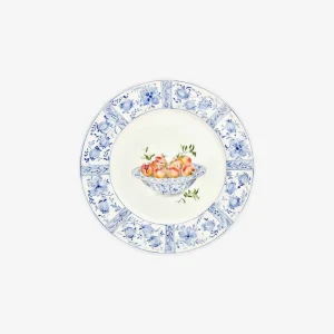 Basket with Pomegranates Dinner Plates - Set of 4