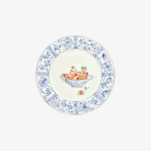 Basket with Pomegranates Dinner Plates - Set of 4