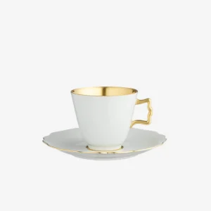 Belvedere White Teacup & Saucer