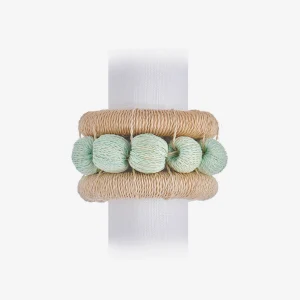 Berry Napkin Ring Aqua - Set of 4