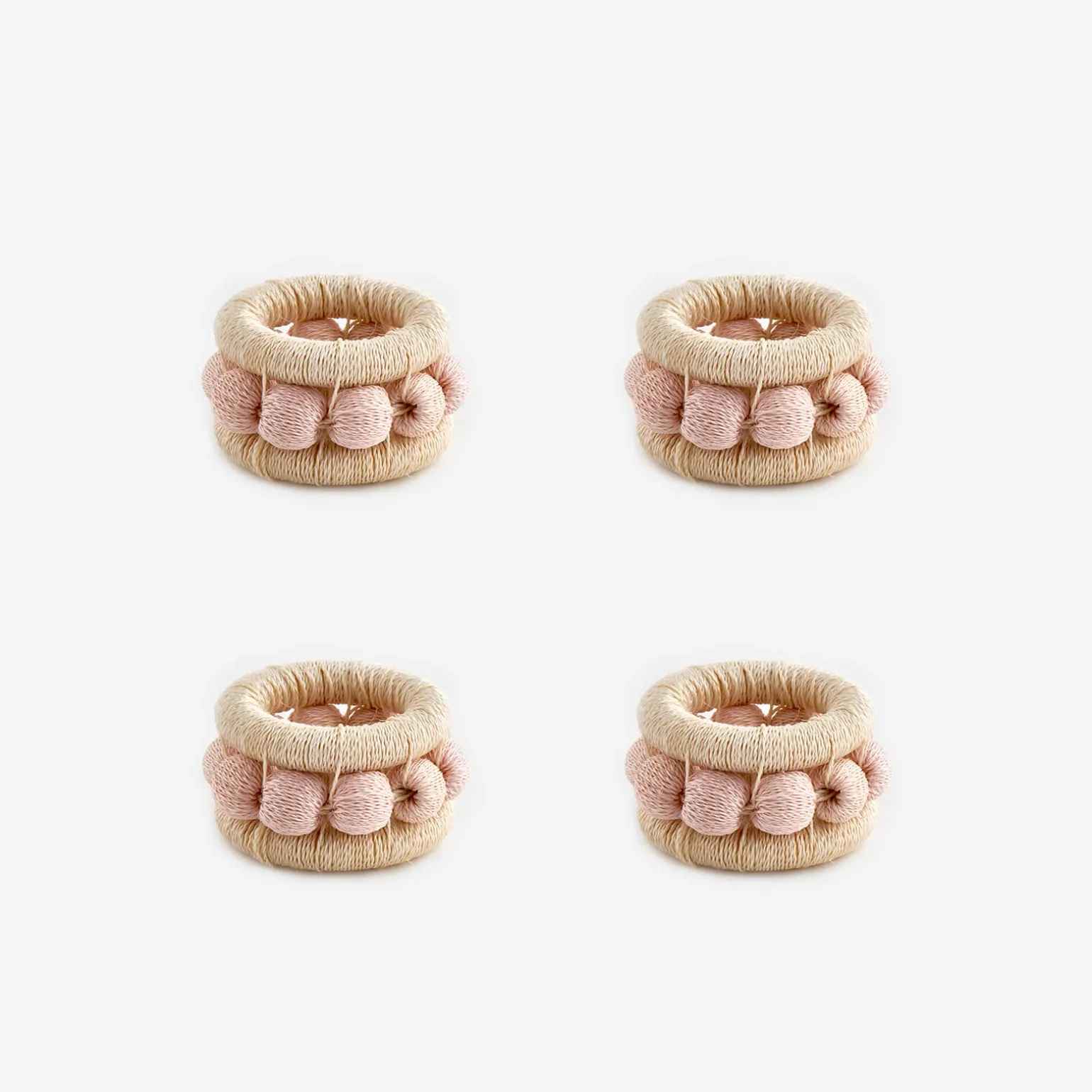 berry_napkin_ring_blush___0.webp Berry Napkin Ring Blush - Set of 4