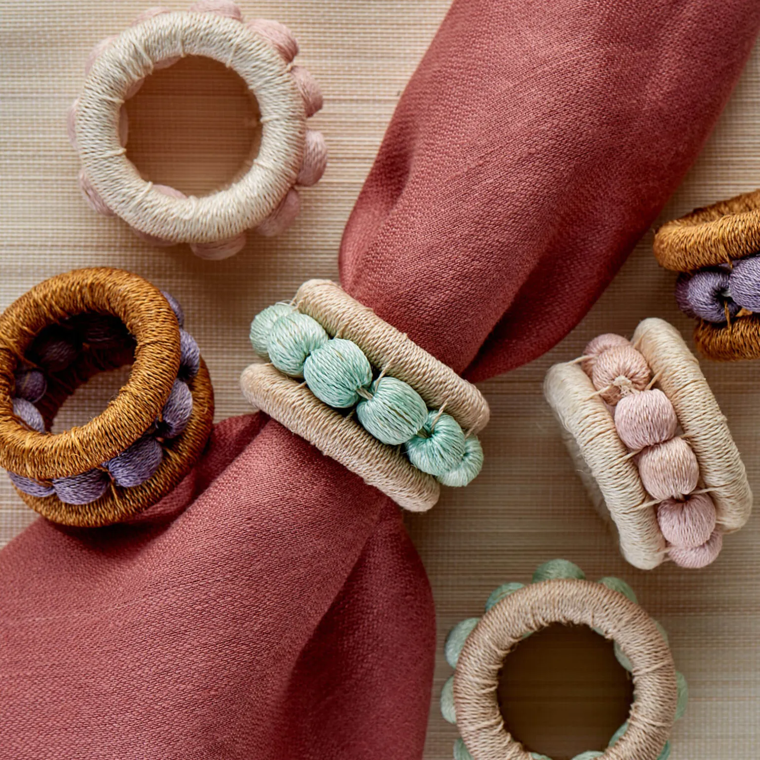 berry_napkin_ring_flax__s_3.webp Berry Napkin Ring Flax - Set of 4