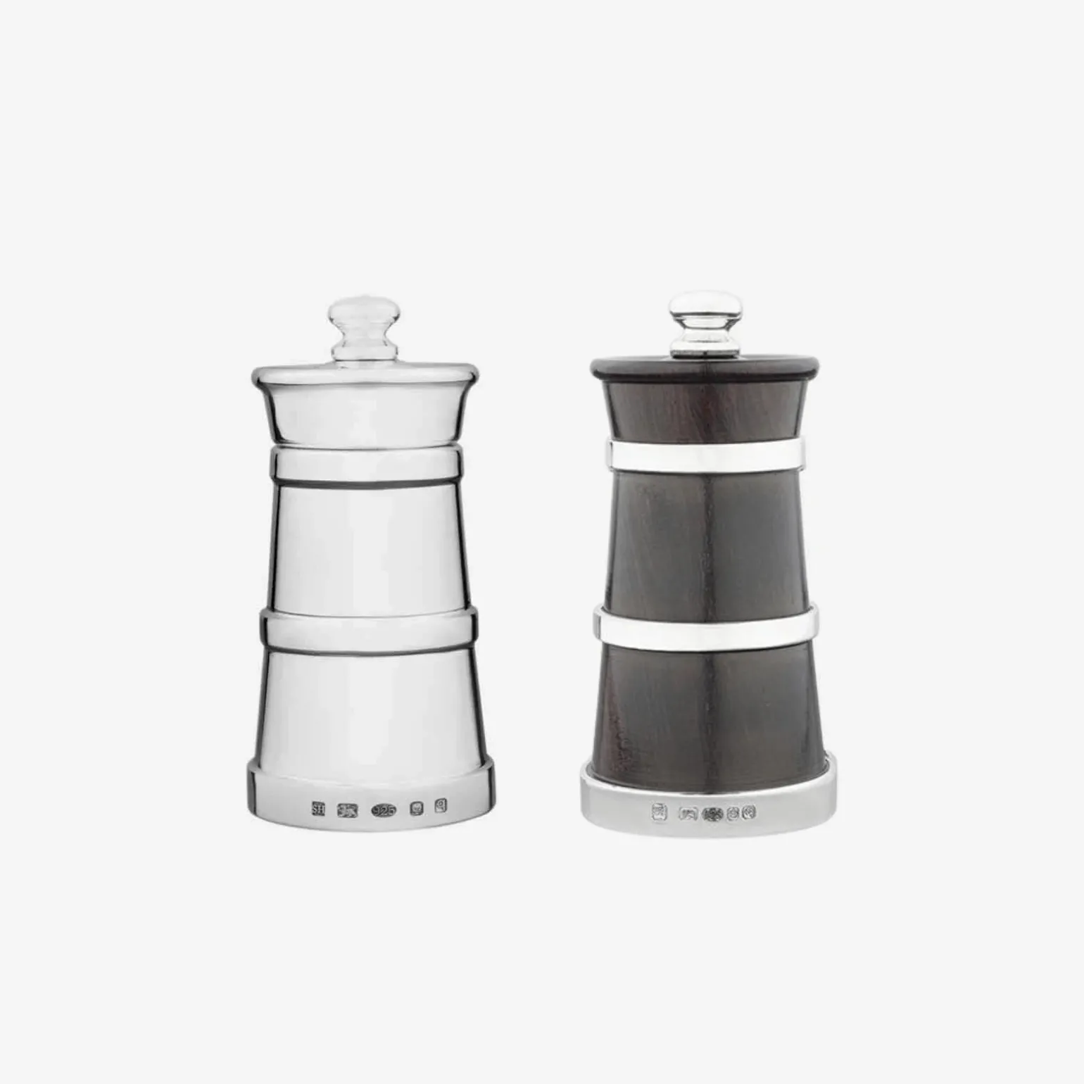 blackwood_and_silver_salt_0.webp Blackwood and Silver Salt & Pepper Grinder Set