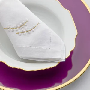 Blossom Hand-embroidered Dinner Napkin