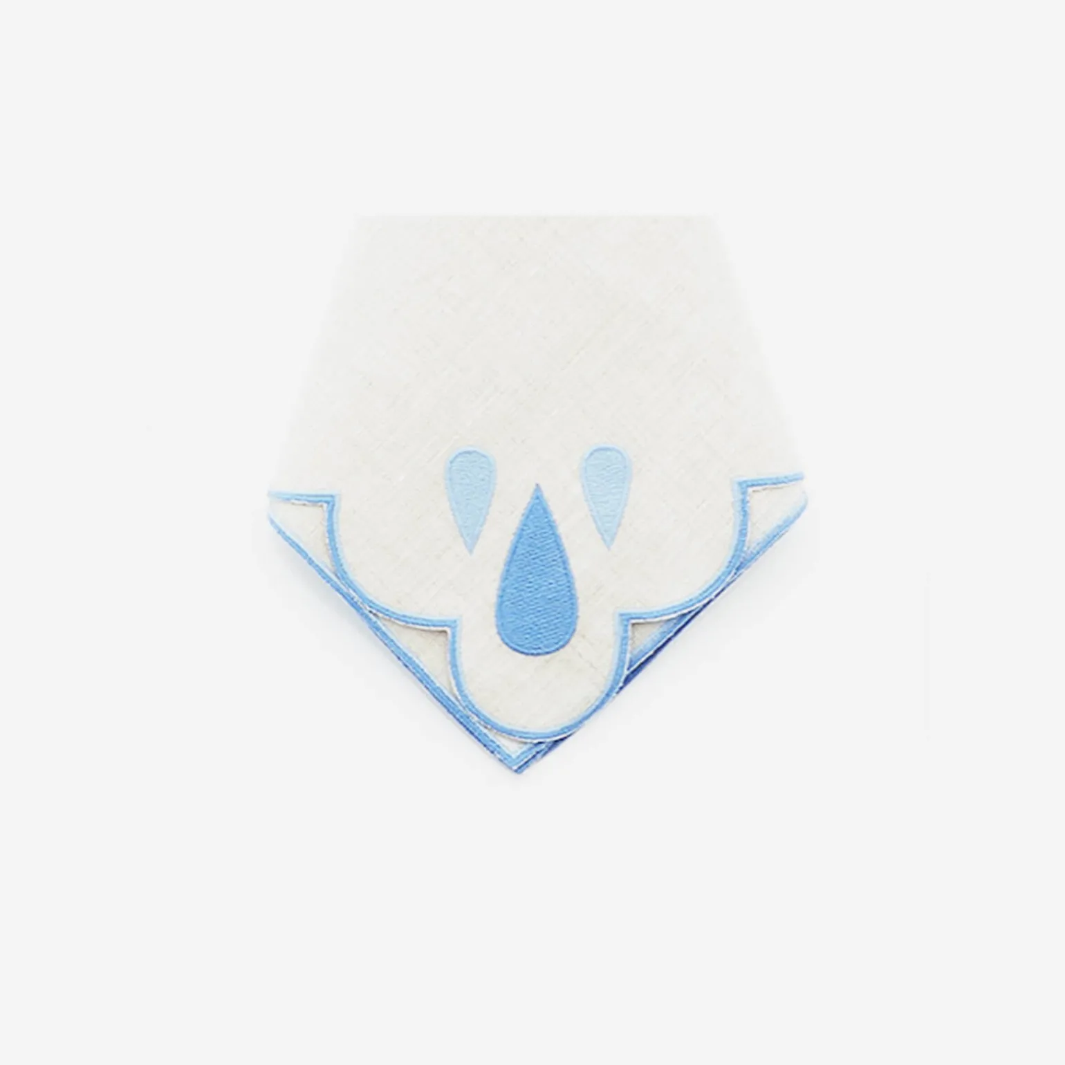 blue_drops_dinner_napkin__0.webp Blue Drops Dinner Napkin - Set of 4