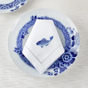 Blue Fish Dinner Napkin