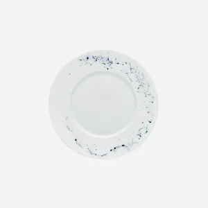 Blue Impression Dessert Plate