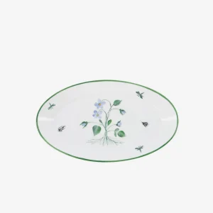 Botanique Violet Oval Platter Small