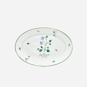Botanique Violet Oval Platter Large