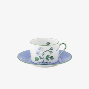 Botanique Violet Teacup & Saucer