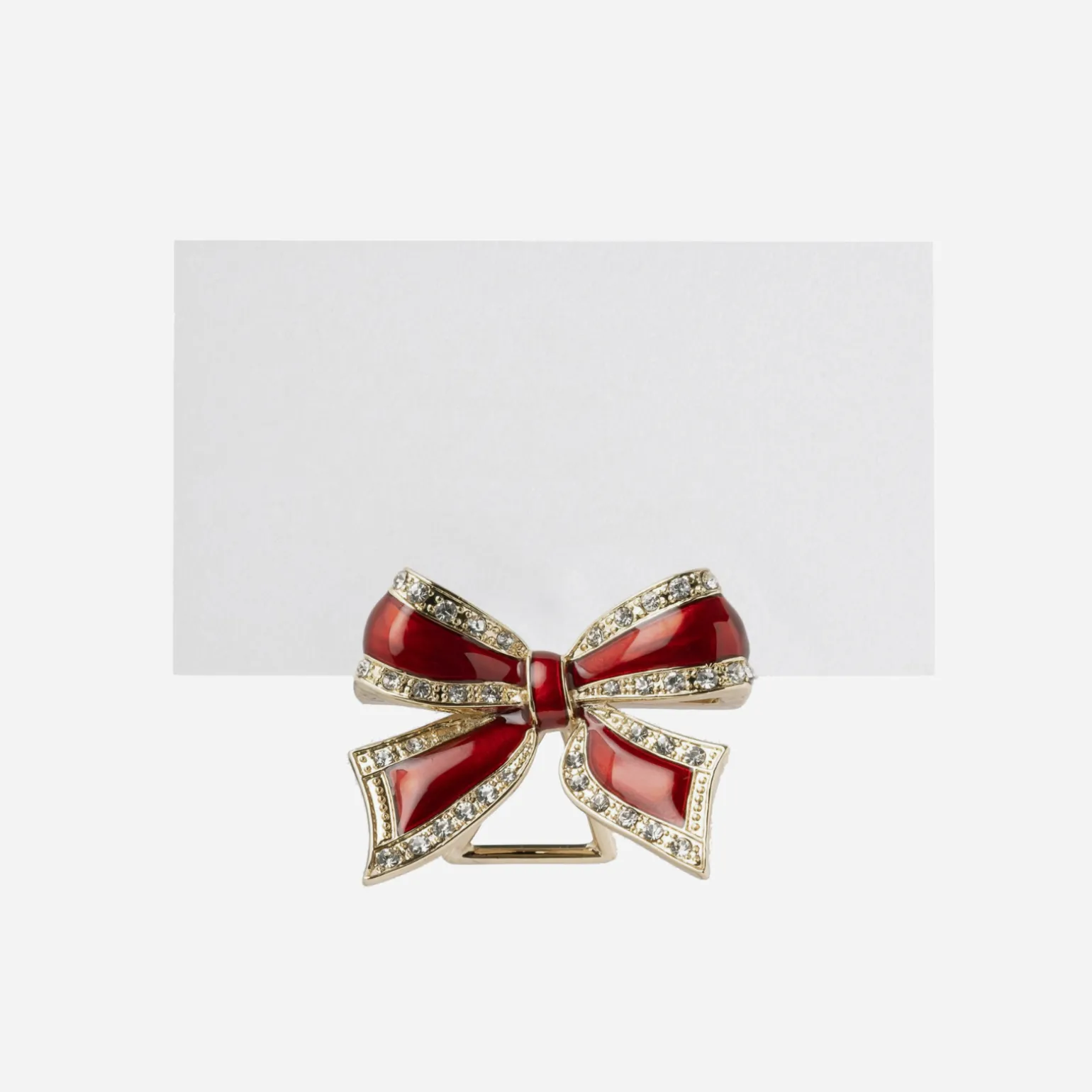 bow_place_card_holder_rub_0.webp Bow Place Card Holder Ruby - Set of 4