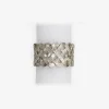 Braid Platinum Napkin Ring - Set of 4