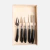 Buffalo Horn Cheese Knives - Set of 5