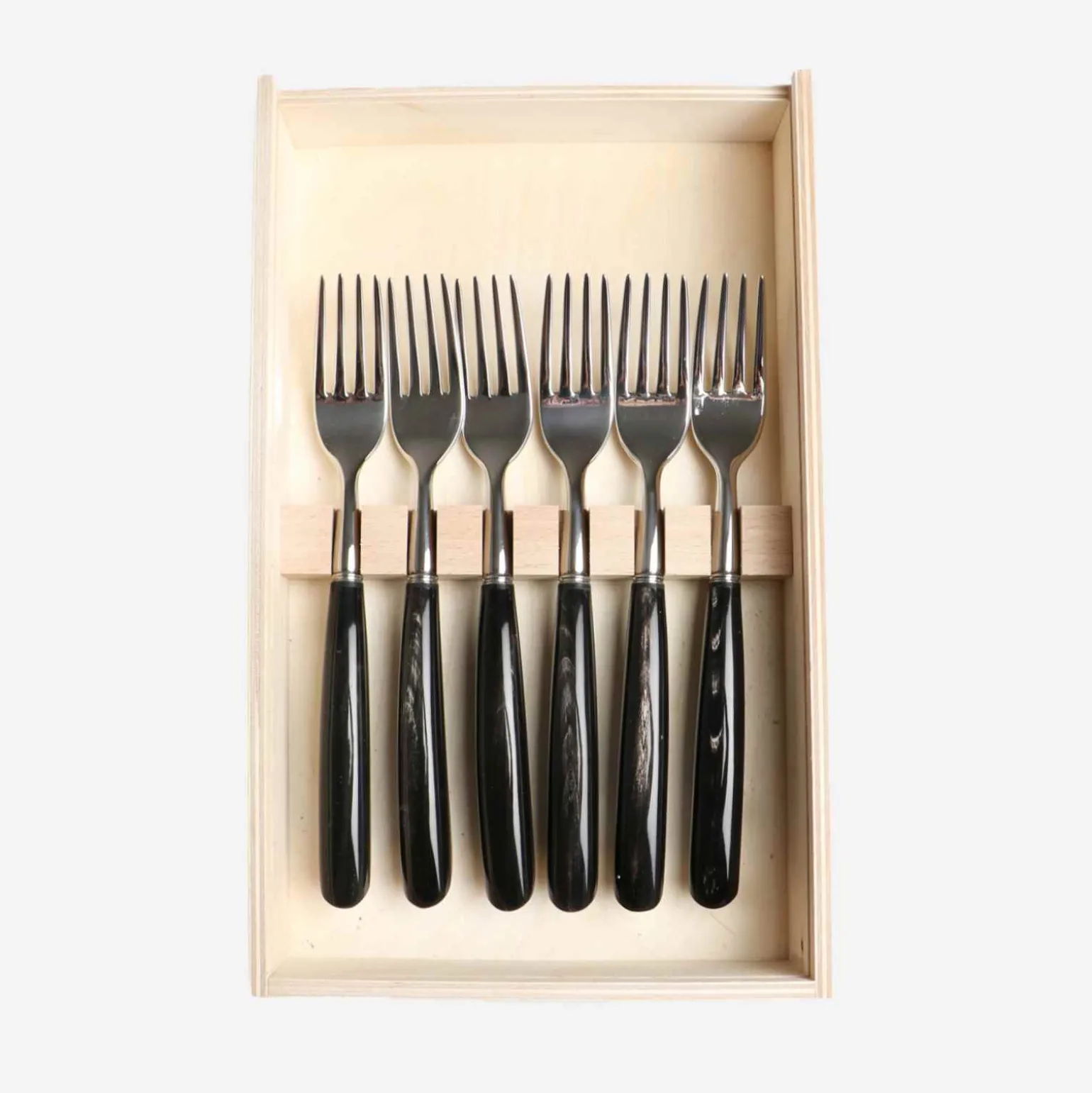 buffalo_horn_table_forks__0.webp Buffalo Horn Table Forks - Set of 6