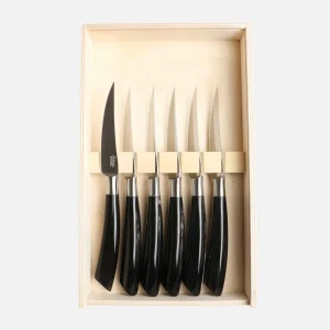 Buffalo Horn Table Knives - Set of 6