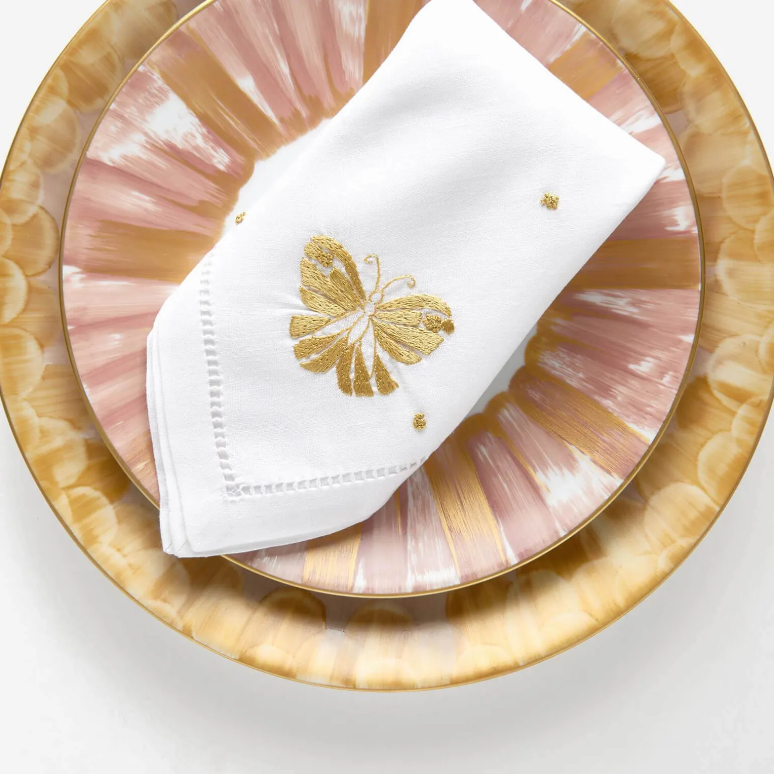 butterfly_handembroidered_1.webp Butterfly Hand-embroidered Dinner Napkin