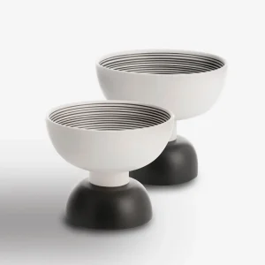 B&W Tall Raised Bowl