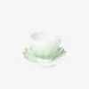 Cairo Jaipur Melon Teacup & Saucer Jade Green