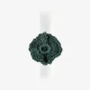 Californian Poppy Napkin Ring- Set of Four - Teal