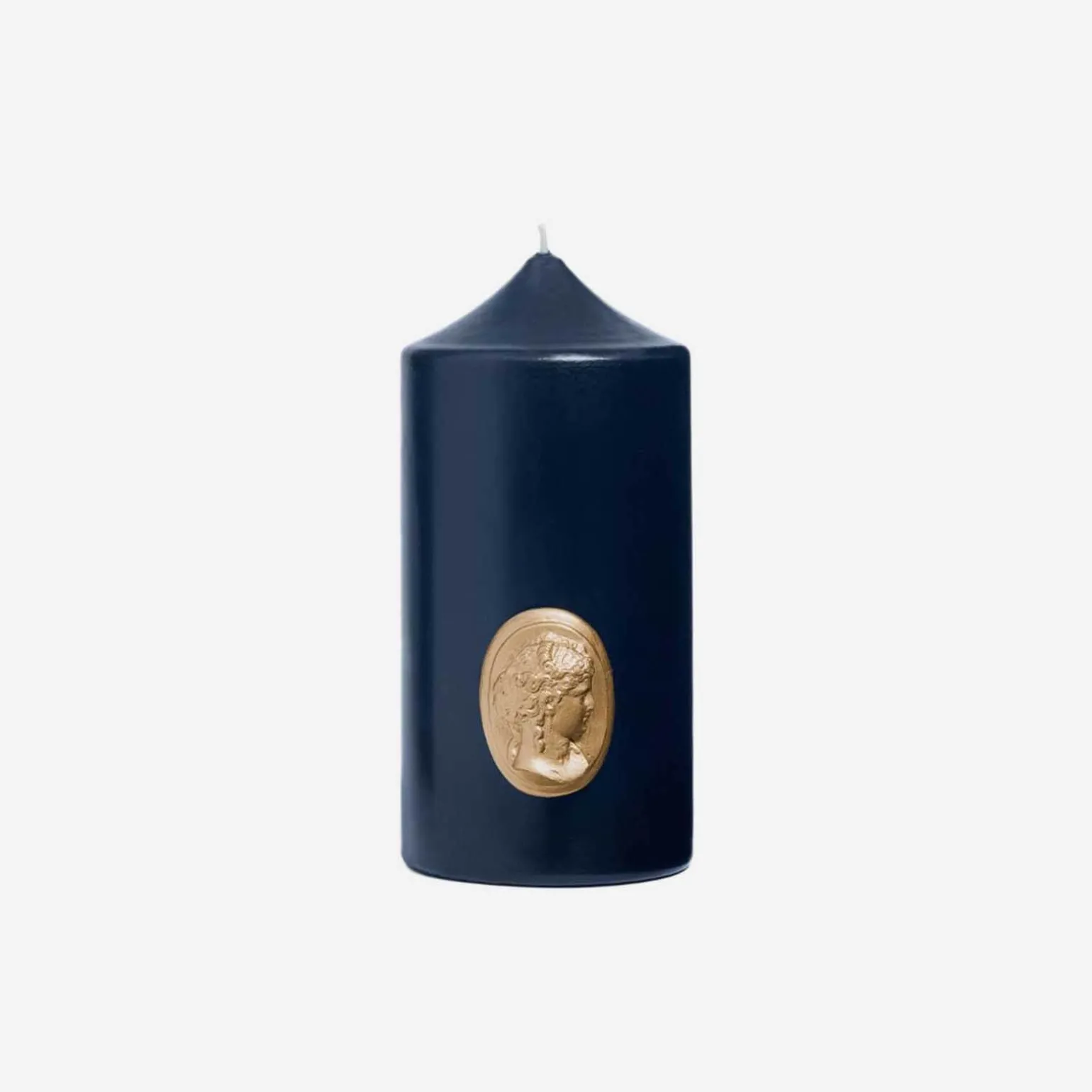 cameo_pillar_candle_navy_0.webp Cameo Pillar Candle Navy