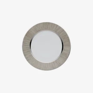 Carbone Grey & Platinum Dessert Plate