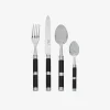 Carla Ebony 4-Piece Cutlery Set