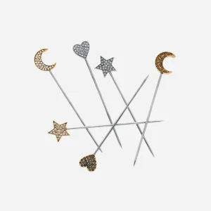 Celestial Cocktail Picks - Set of 6