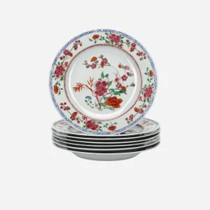 Chien Lung Antique Plates - Set of 7