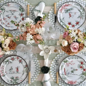 Chinoiserie Dinner Plates - Set of 12