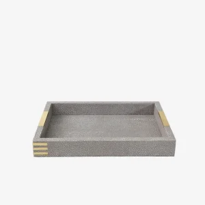 Christie Desk Tray Barley Shagreen