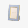 Classic Croc Leather Frame - Blue