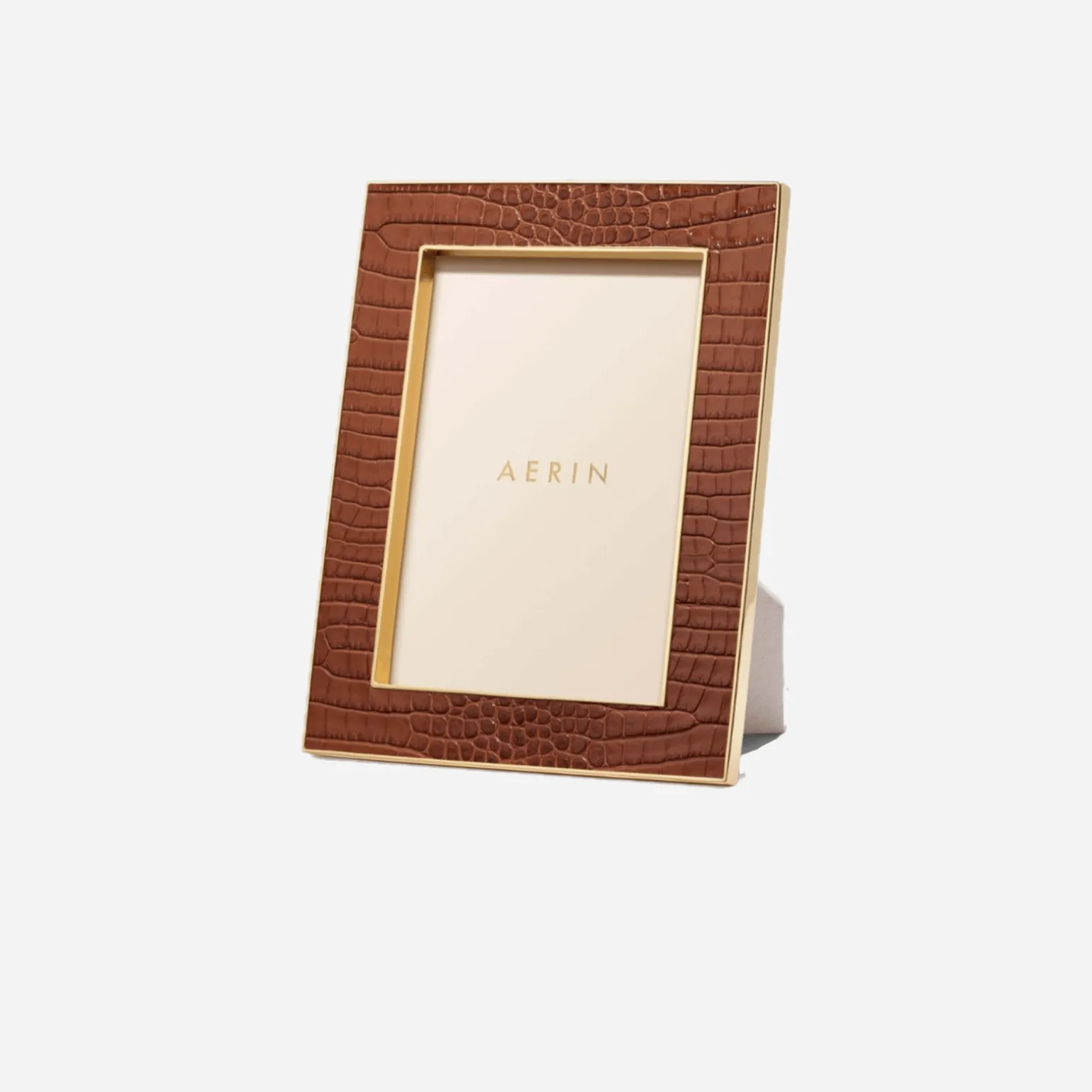 classic_croc_leather_fram_0-2.webp Classic Croc Leather Frame 5x7 - Chestnut