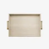 Classic Shagreen Serving Tray Wheat