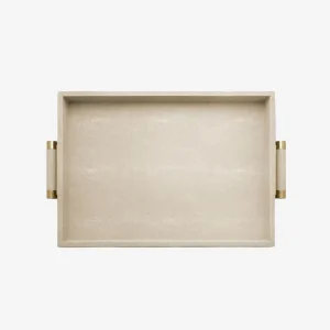 Classic Shagreen Serving Tray Wheat