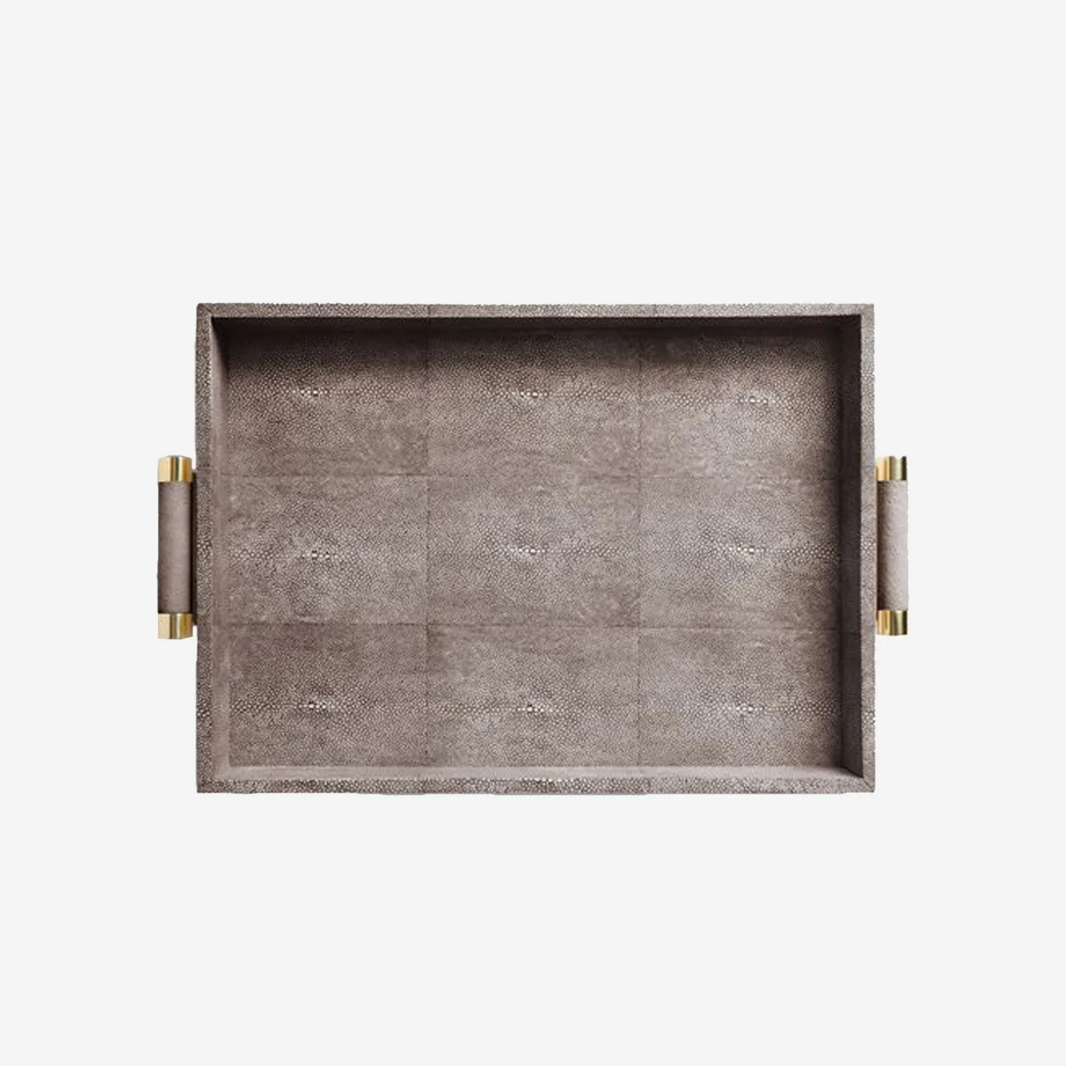 classic_shagreen_serving__0.webp Classic Shagreen Serving Tray - Chocolate