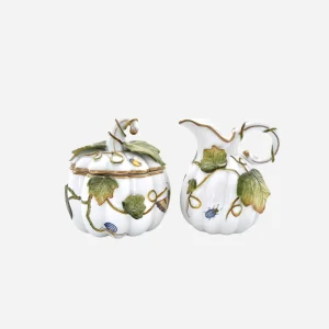 Cottage Garden Creamer & Sugar Bowl Set