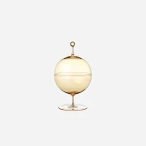 Crystal Candy Dish Gold - Medium