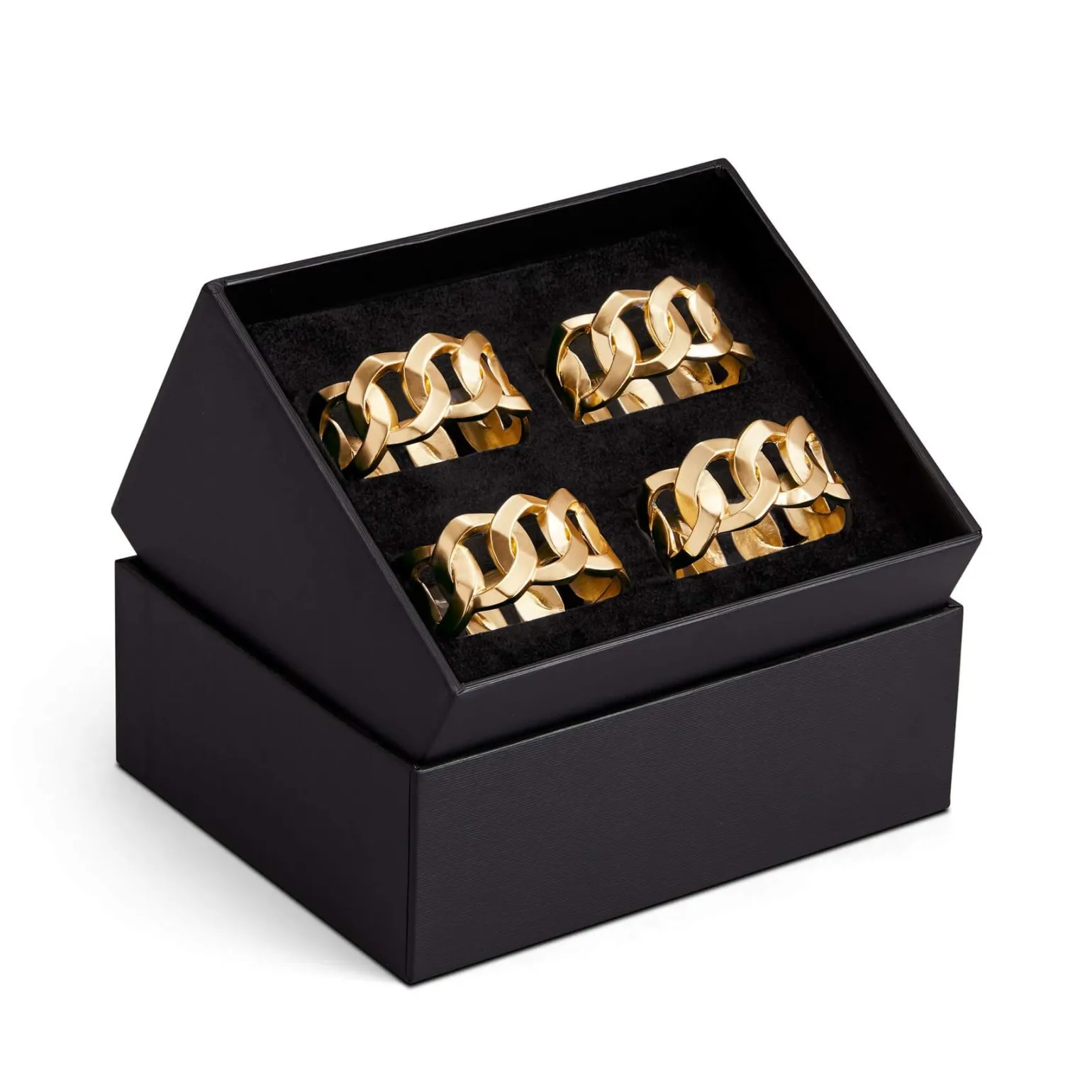 cuban_link_napkin_ring__s_2.webp Cuban Link Napkin Ring - Set of 4